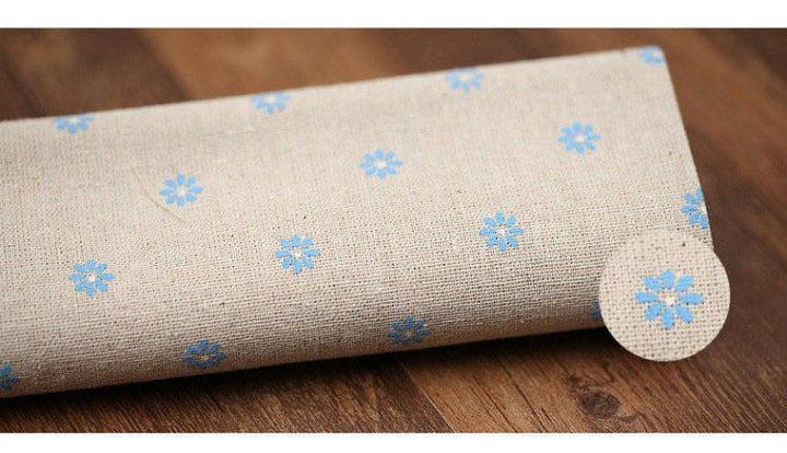 Farmhouse Style Cotton Linen Daisies Tablecloth - ZYLIRA