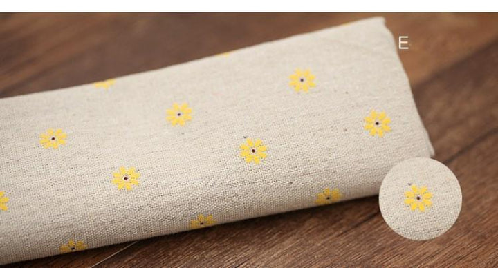 Farmhouse Style Cotton Linen Daisies Tablecloth - ZYLIRA