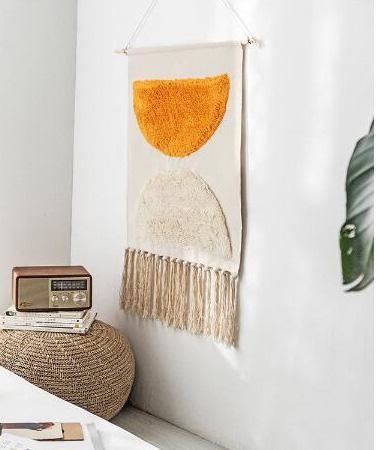 Hand-Woven Tassel Tapestry Nordic Hanging House Decoration - ZYLIRA