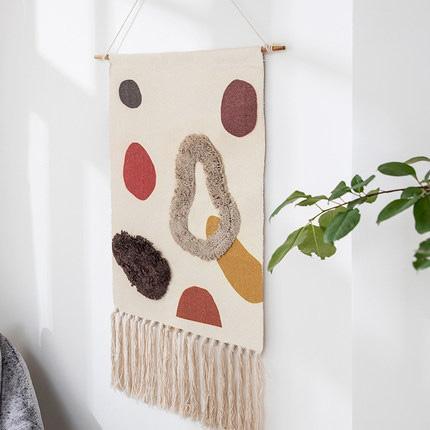 Hand-Woven Tassel Tapestry Nordic Hanging House Decoration - ZYLIRA