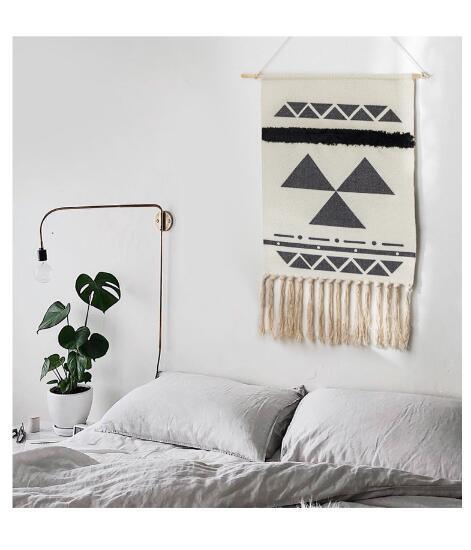 Hand-Woven Tassel Tapestry Nordic Hanging House Decoration - ZYLIRA