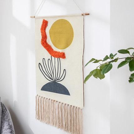 Hand-Woven Tassel Tapestry Nordic Hanging House Decoration - ZYLIRA