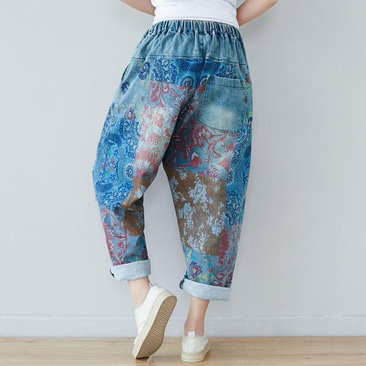 Literary Summer Harem Casual Loose Pants - ZYLIRA