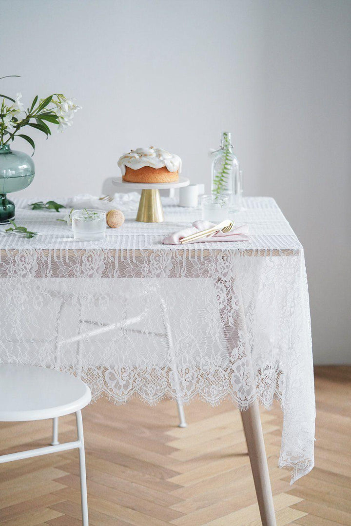 Nordic Farmhouse Style Lace Napkin Tablecloth - ZYLIRA