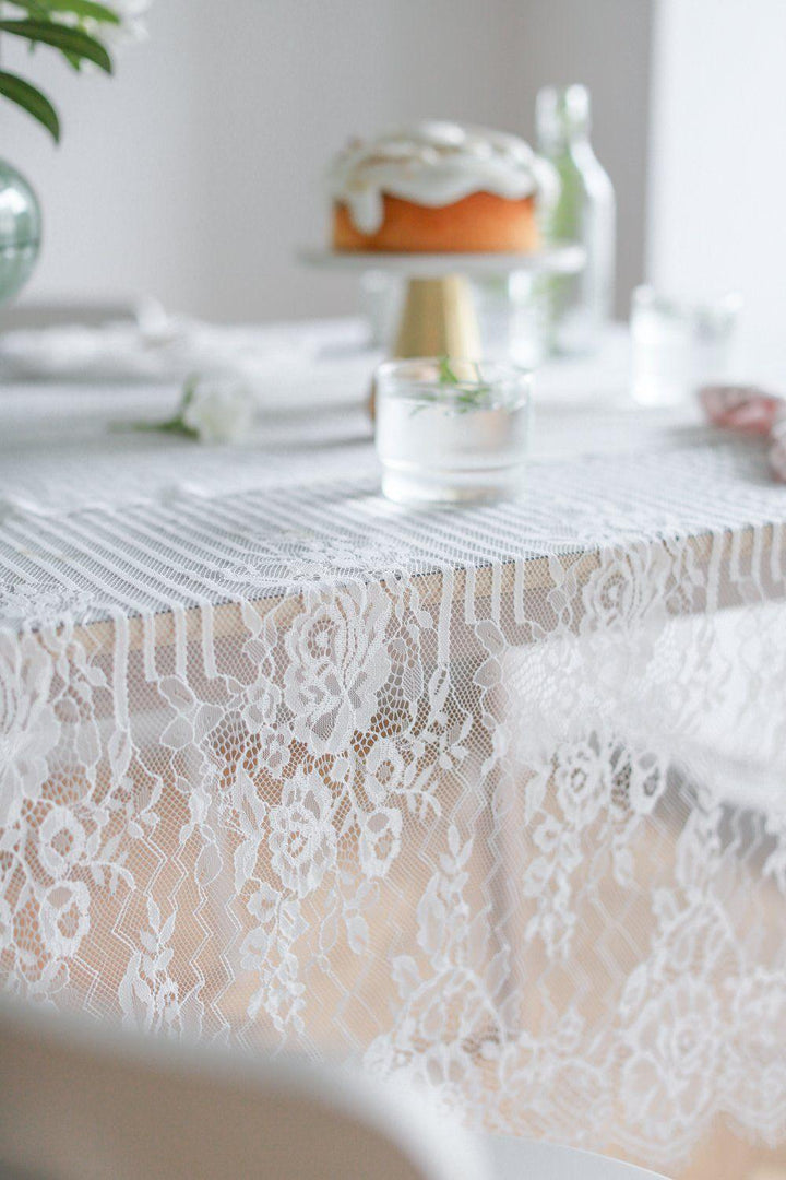 Nordic Farmhouse Style Lace Napkin Tablecloth - ZYLIRA