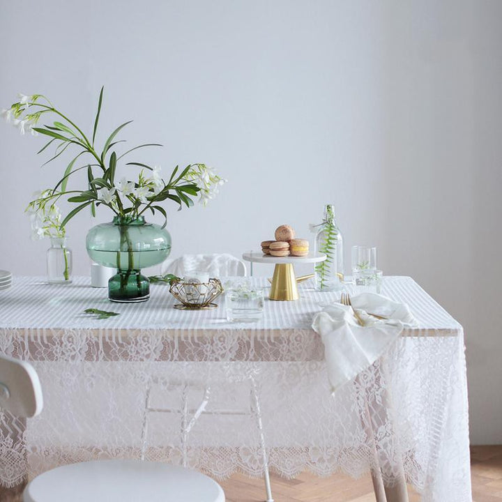 Nordic Farmhouse Style Lace Napkin Tablecloth - ZYLIRA