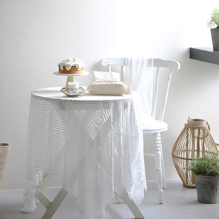 Nordic Farmhouse Style Lace Napkin Tablecloth - ZYLIRA