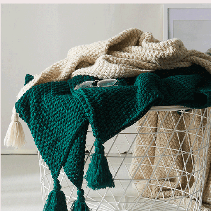 Nordic Style Leisure Knitted Sofa Blanket - ZYLIRA