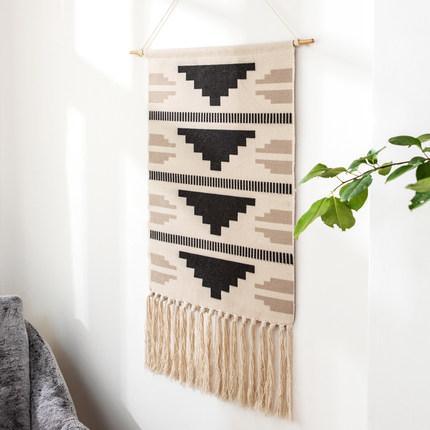 Nordic Tapestry Tassels Handmade Woven Background Wall Hanging Decoration - ZYLIRA