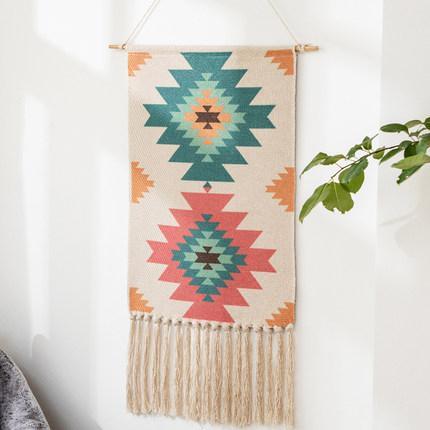 Nordic Tapestry Tassels Handmade Woven Background Wall Hanging Decoration - ZYLIRA