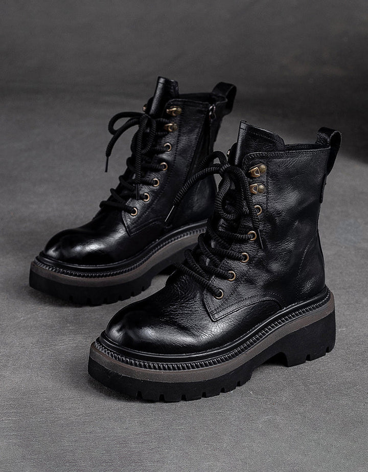 Winter Autumn Anti-slip Round Toe Martin Boots