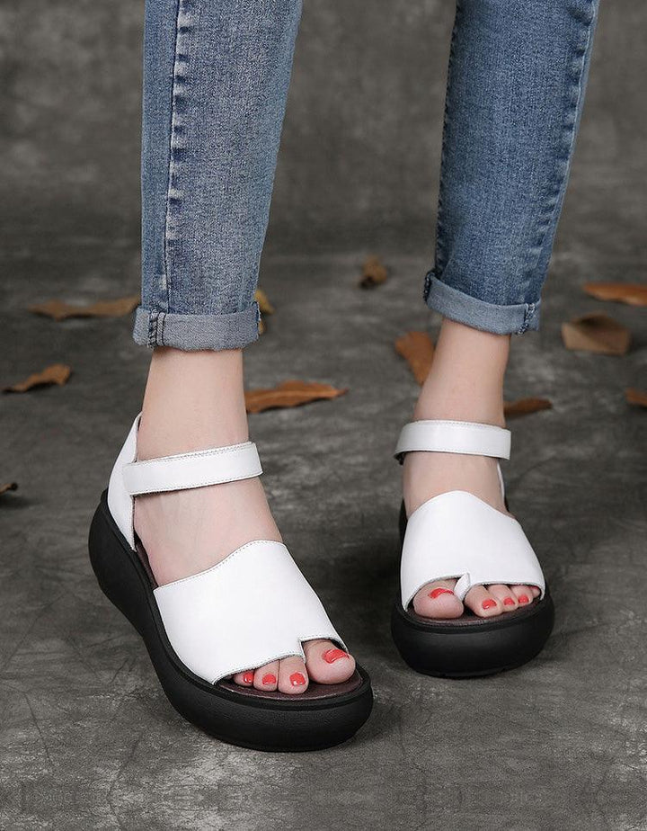 Women's Velcro Summer Wedge Sandals - ZYLIRA