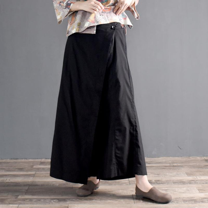 Original Design Cotton Linen Wide Leg Pants - ZYLIRA