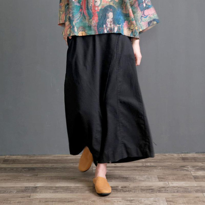 Original Design Cotton Linen Wide Leg Pants - ZYLIRA