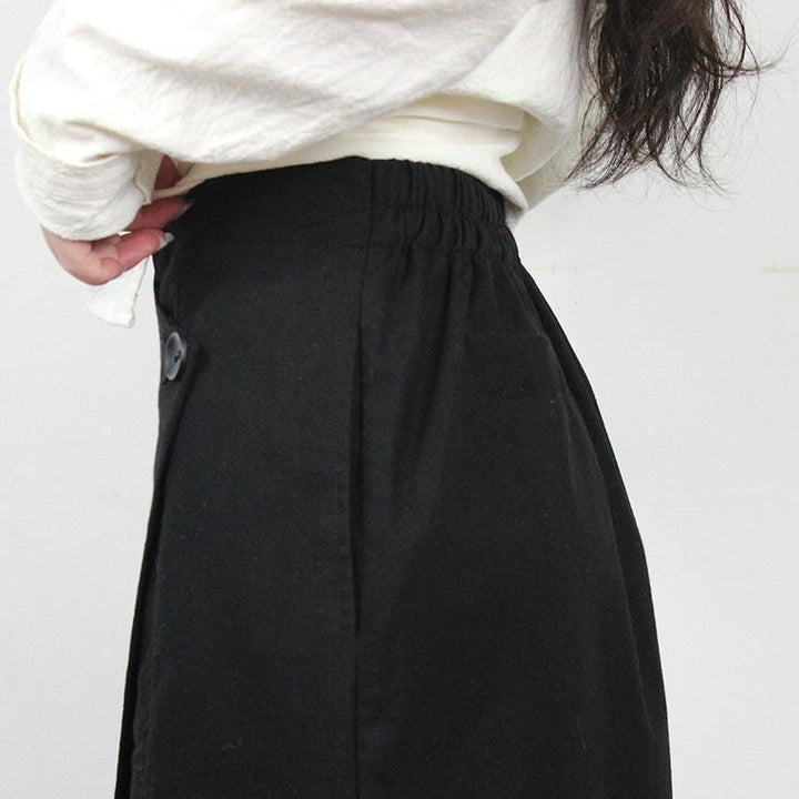 Original Design Cotton Linen Wide Leg Pants - ZYLIRA