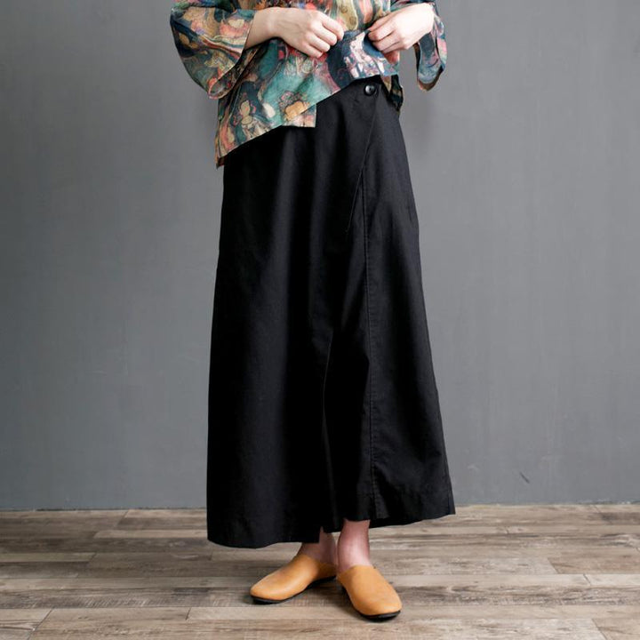 Original Design Cotton Linen Wide Leg Pants - ZYLIRA