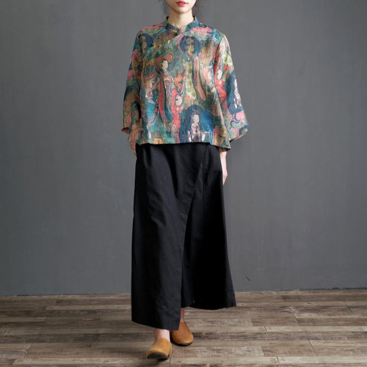 Original Design Cotton Linen Wide Leg Pants - ZYLIRA