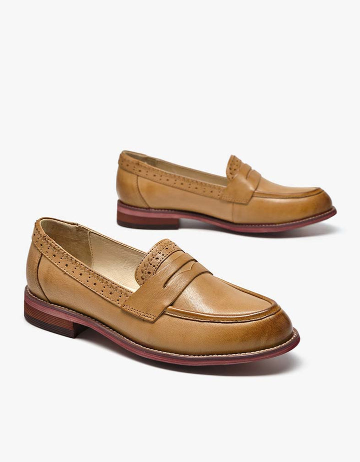 British Style Vintage Oxfords Loafers for Women April Shoes Collection 2022 129.00