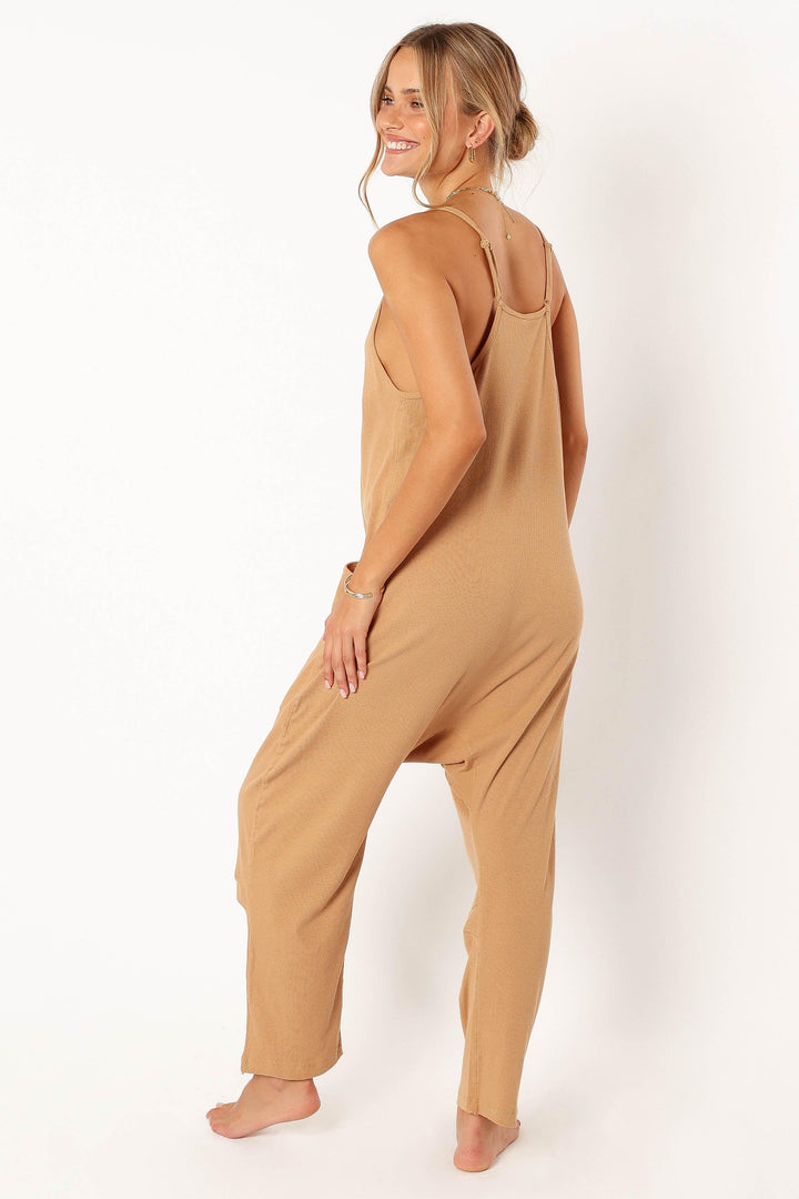 Kenny Jumpsuit - Tan - ZYLIRA