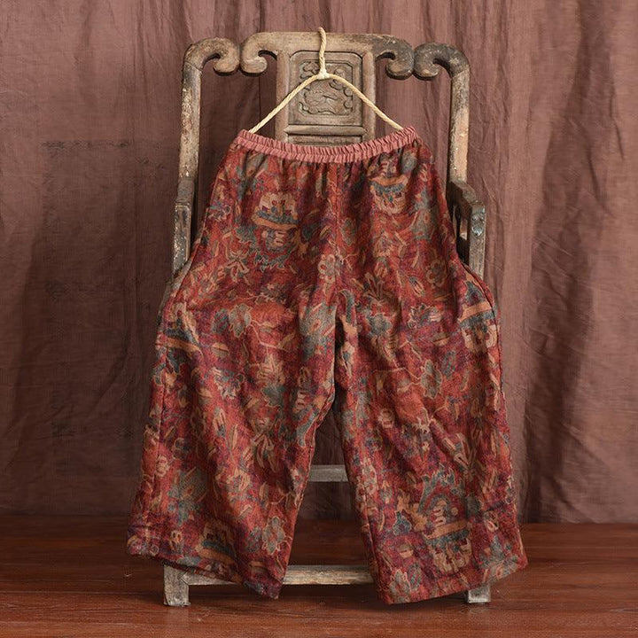 Plus Size Women Loose Linen Retro Pants - ZYLIRA