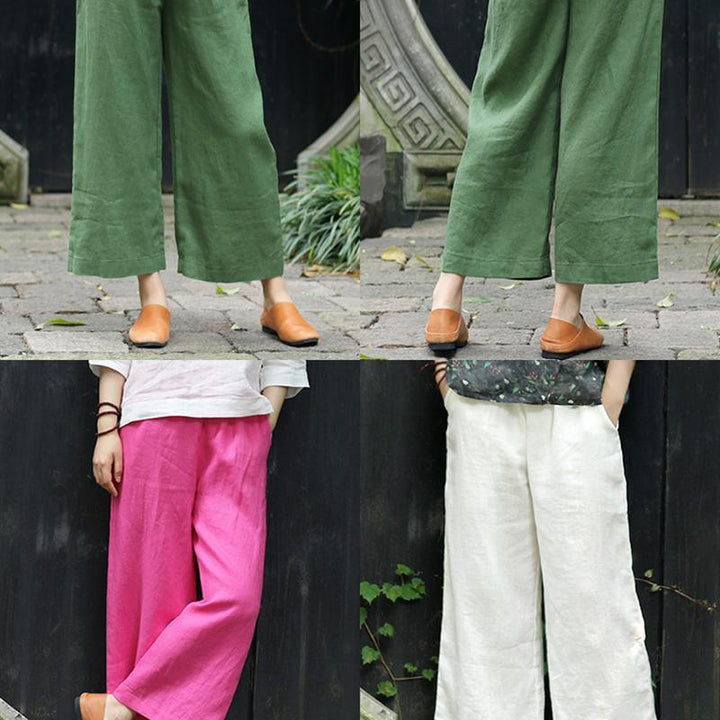 Retro Linen Loose Casual Cotton Linen Women Pants - ZYLIRA