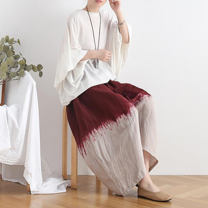 Retro Loose Wide Leg Cotton Linen Casual Pants - ZYLIRA