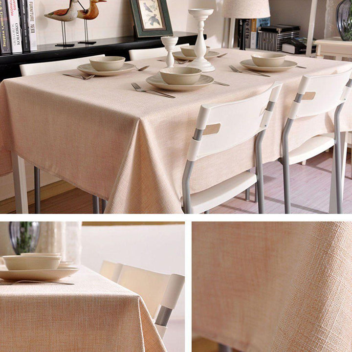 Simple Nordic Fabric Linen Tablecloth - ZYLIRA