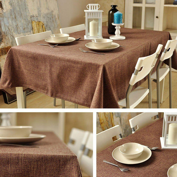 Simple Nordic Fabric Linen Tablecloth - ZYLIRA