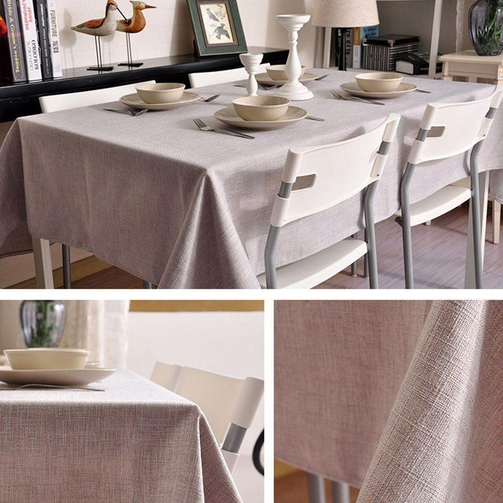 Simple Nordic Fabric Linen Tablecloth - ZYLIRA