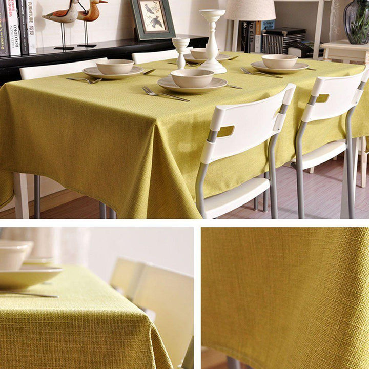 Simple Nordic Fabric Linen Tablecloth - ZYLIRA