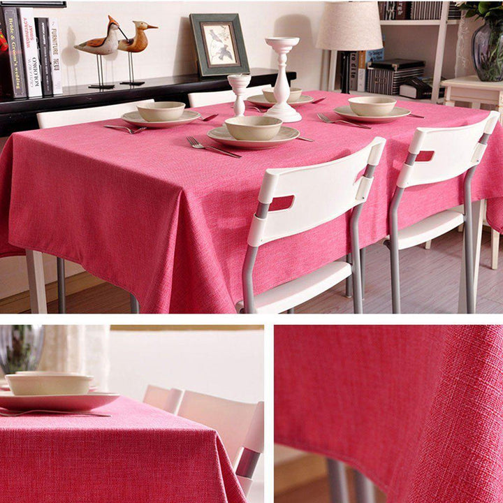 Simple Nordic Fabric Linen Tablecloth - ZYLIRA