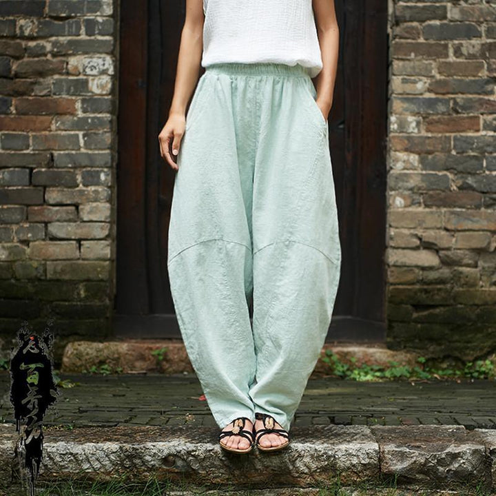 Spring And Summer Cotton Lantern Casual Pants - ZYLIRA