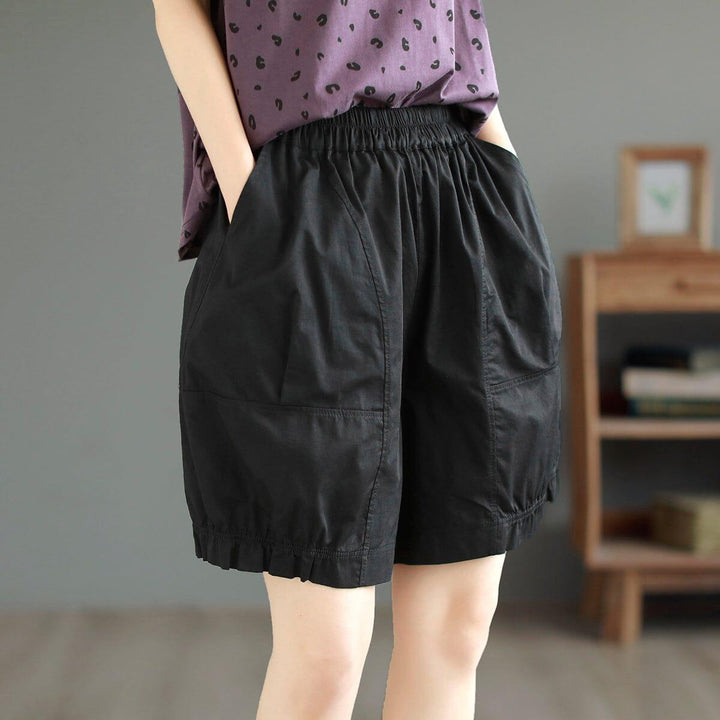 Summer Casual Loose Thin Solid Shorts - ZYLIRA