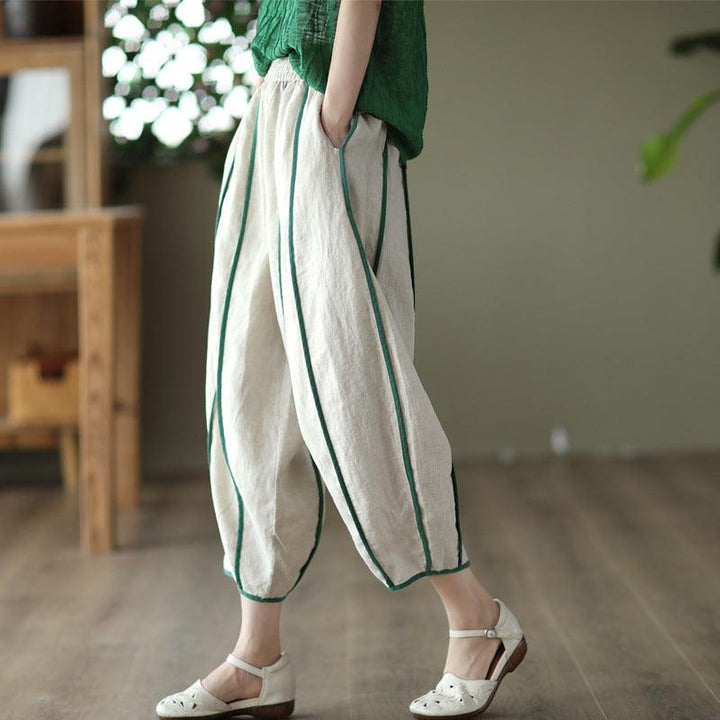 Women Summer Cotton Linen Pants - ZYLIRA