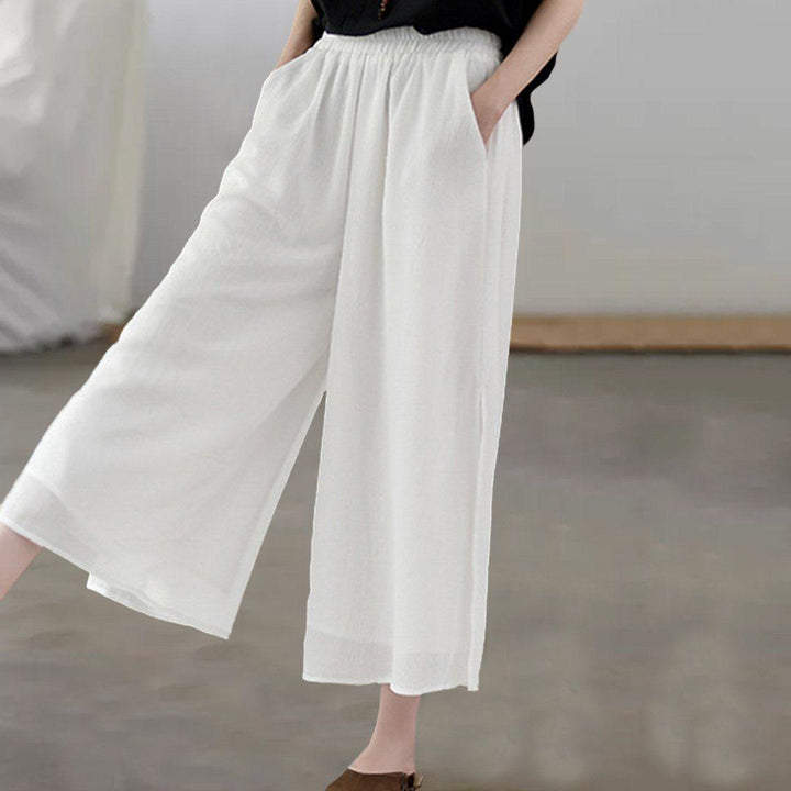 Tiered Chiffon Pants For Summer Outfits - ZYLIRA