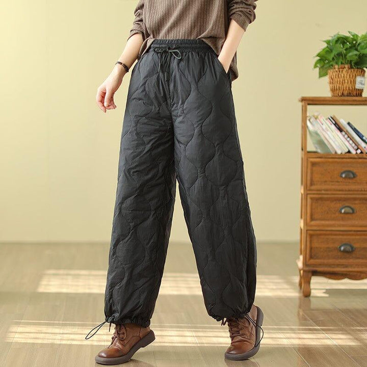 Winter Casual Loose Quilted Warm Pants - ZYLIRA