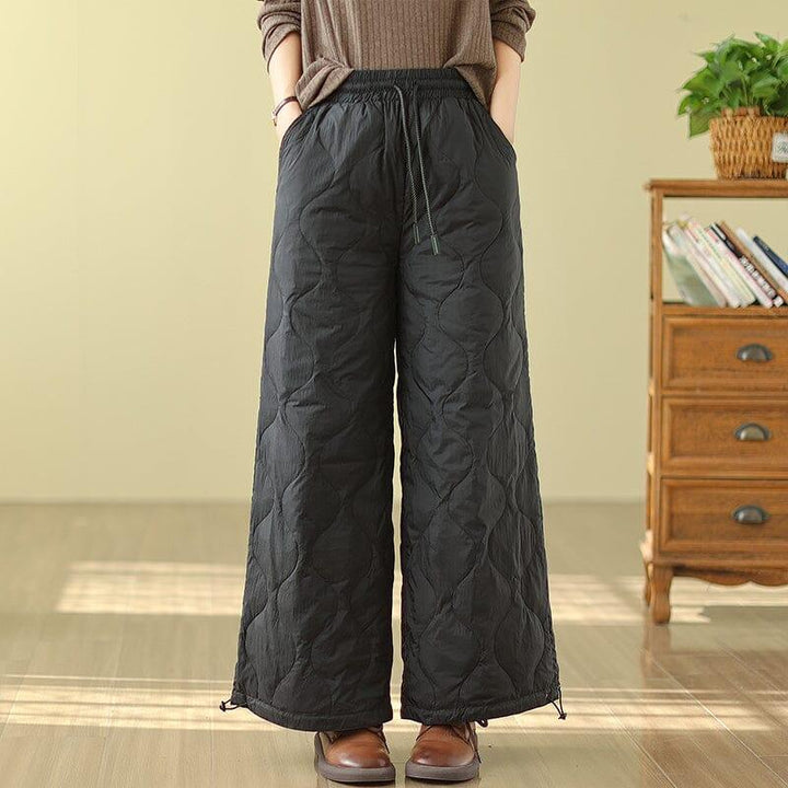 Winter Casual Loose Quilted Warm Pants - ZYLIRA