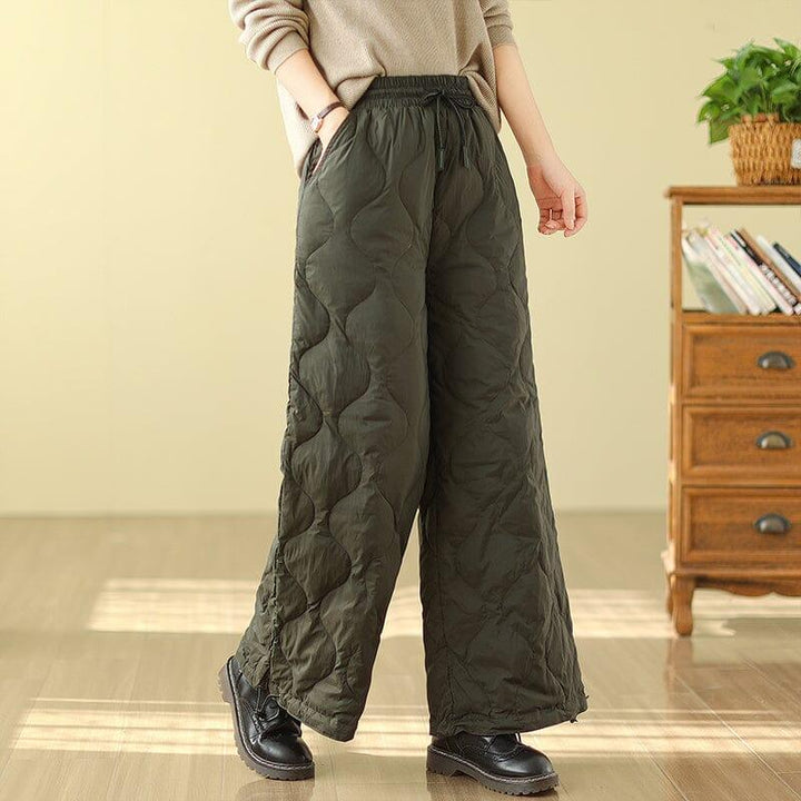 Winter Casual Loose Quilted Warm Pants - ZYLIRA