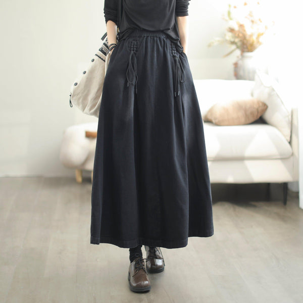 Women Autumn Casual Loose A-Line Skirt - ZYLIRA