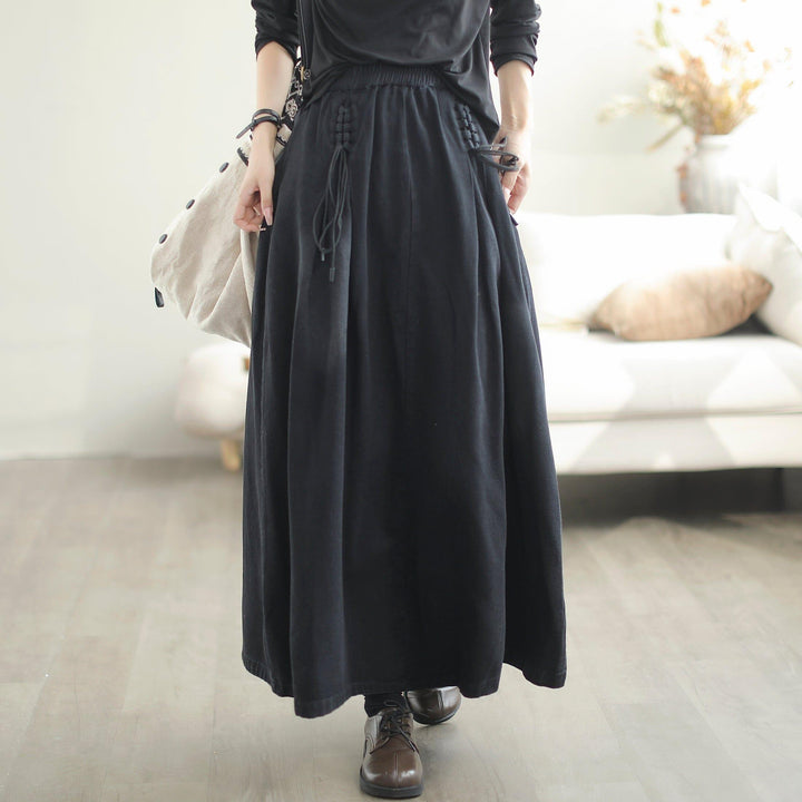 Women Autumn Casual Loose A-Line Skirt - ZYLIRA