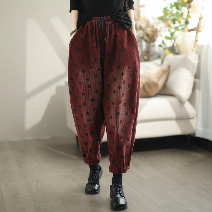 Women Autumn Corduroy Loose Casual Pants - ZYLIRA