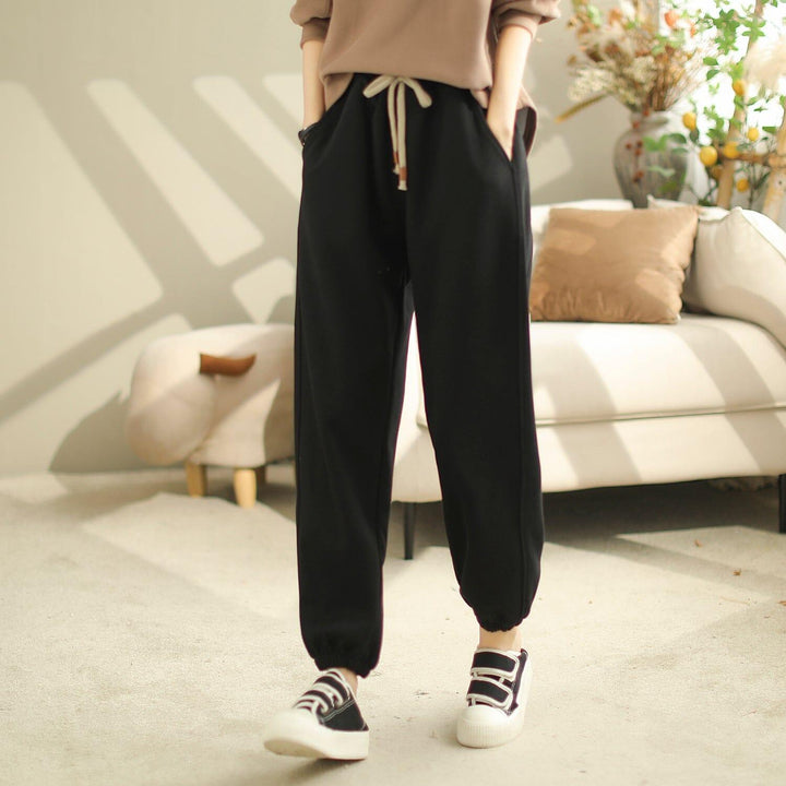 Women Autumn Loose Minimalist Casual Harem Pants - ZYLIRA