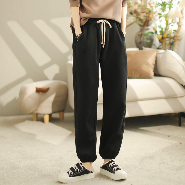 Women Autumn Loose Minimalist Casual Harem Pants - ZYLIRA