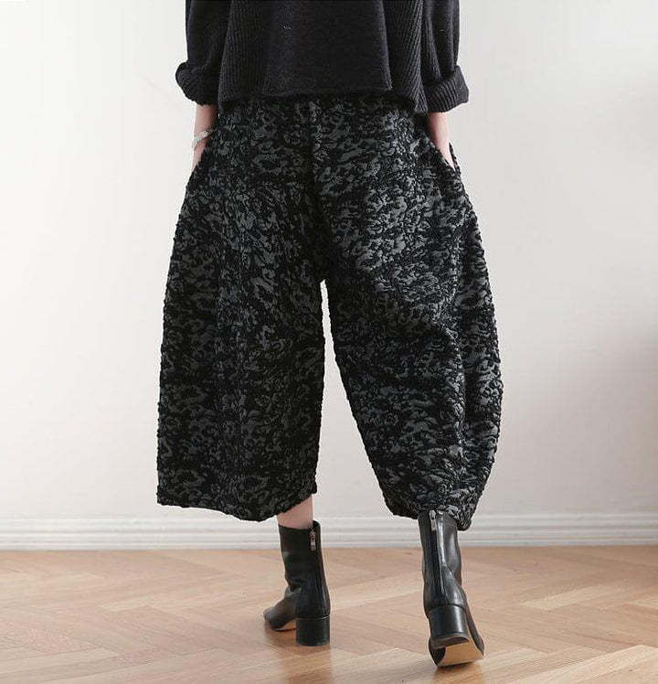 Women Autumn Retro Loose Seven-Eighths Pants - ZYLIRA