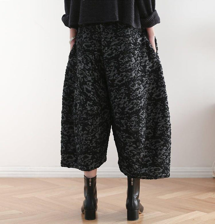 Women Autumn Retro Loose Seven-Eighths Pants - ZYLIRA