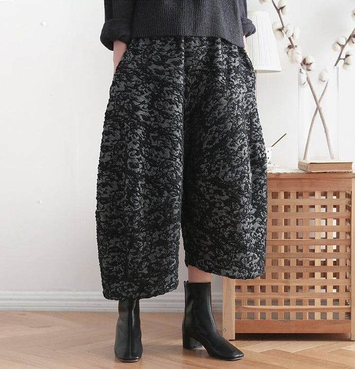 Women Autumn Retro Loose Seven-Eighths Pants - ZYLIRA