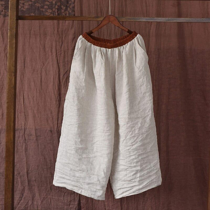 Women Casual Retro Spring Loose Linen Pants - ZYLIRA