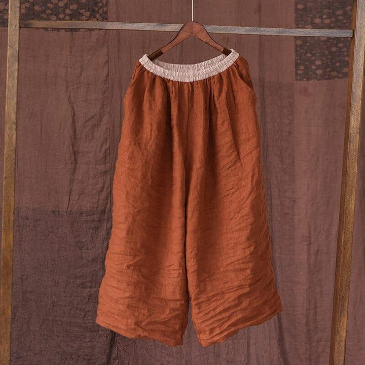 Women Casual Retro Spring Loose Linen Pants - ZYLIRA