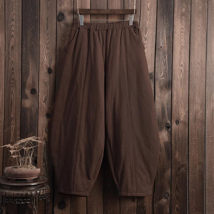 Women Spring Cotton Linen Harem Pants - ZYLIRA