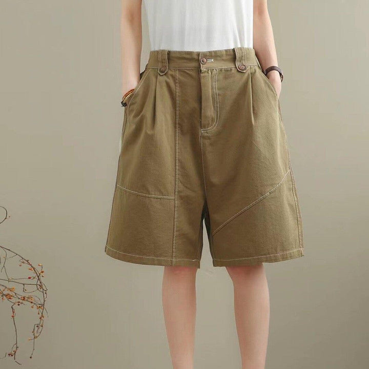 Women Summer Casual Minimalist Loose Shorts - ZYLIRA